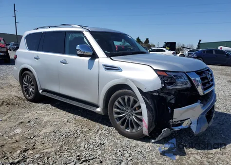 2023 Nissan Armada Platinum from USA, damaged, VIN JN8AY2CC8P9184161